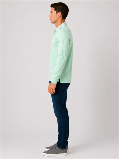 Mint Erkek Erkek Düğmeli Polo Yaka Oysho Sweatshirt