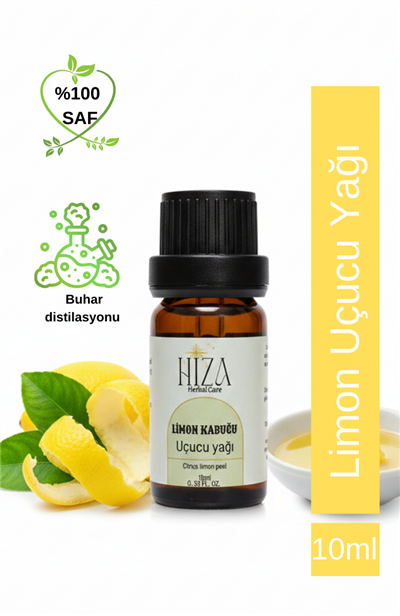 %100 DOĞAL LİMON KABUĞU UÇUCU YAĞI 10 ML
