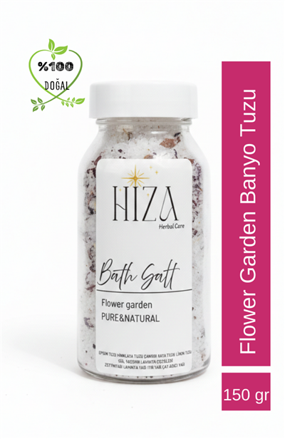 DOĞAL YAĞ İÇERİKLİ FLOWER GARDEN BANYO TUZU 150 GR 150 GR