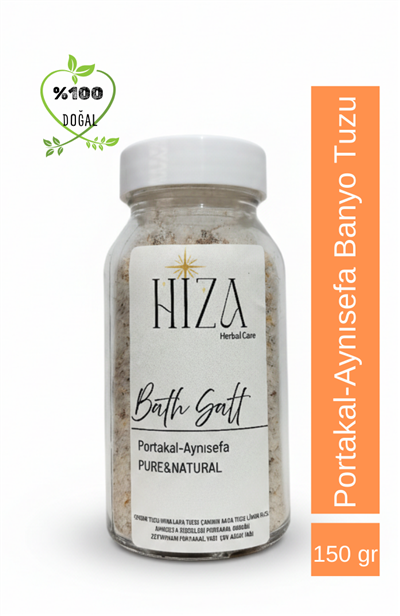 DOĞAL YAĞ İÇERİKLİ PORTAKAL AYNISEFA BANYO TUZU 150 GR 150 GR