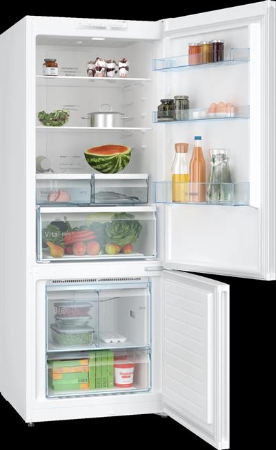Serie 4 Alttan Donduruculu Buzdolabı 186 x 70 cm Beyaz, Total No Frost KGN55VWE0N