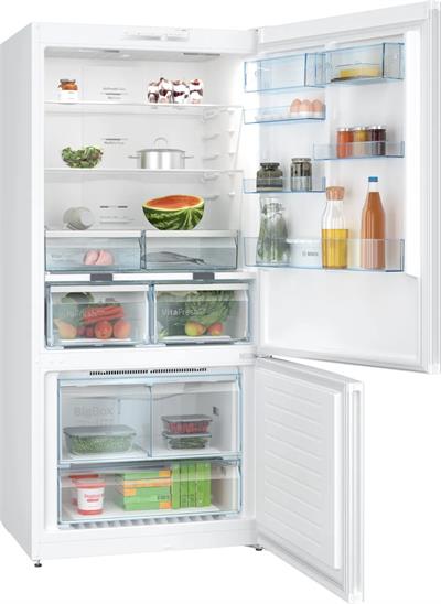 Serie 6 Alttan Donduruculu Buzdolabı 186 x 86 cm Beyaz, Total No Frost KGN86VWE0N