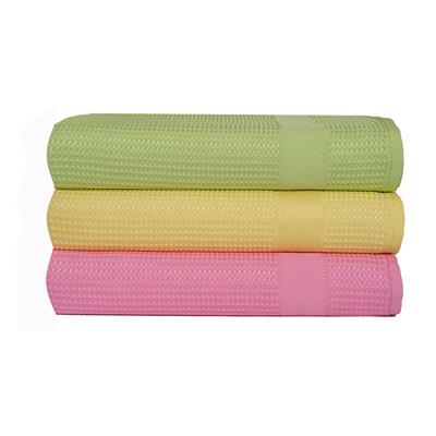 Sihirli Bez 3'lü Polyamid Antibakteriyel Mikrofiber Dekoratif Cam Mutfak Temizlik Bezi 42x70cm