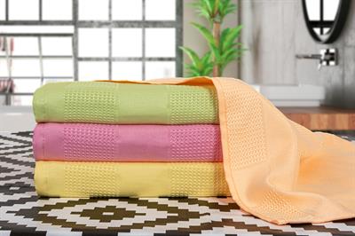 Sihirli Bez 4'lü Polyamid Antibakteriyel Mikrofiber Dekoratif Cam Mutfak Temizlik Bezi 42x70cm