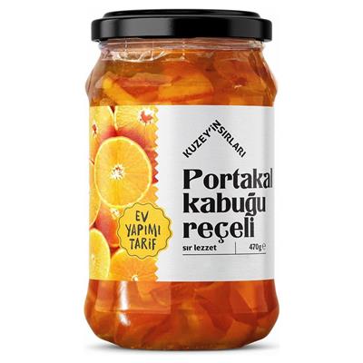 Kuzey'in Sırları Doğal Portakal Kabuğu Reçeli (470 gr)
