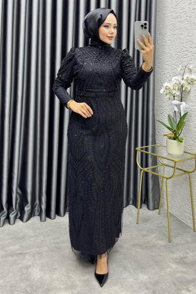 Ayliz Tasarım Kalem Abiye 6650 Siyah
