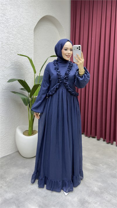 Cemre Elbise 1024 Lacivert