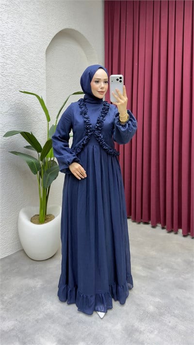 Cemre Elbise 1024 Lacivert