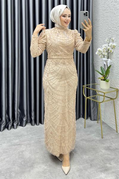 Defne Kalem Abiye 6649 Vizon