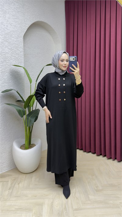 Dilara Merserize Takım 7041 Siyah