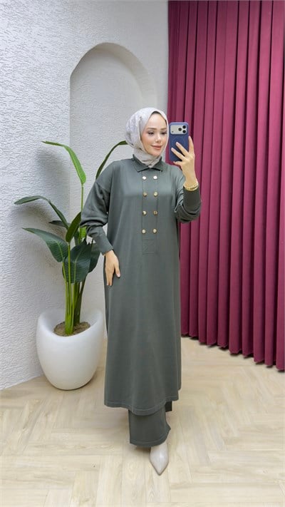 Dilara Merserize Takım 7041 Yeşil