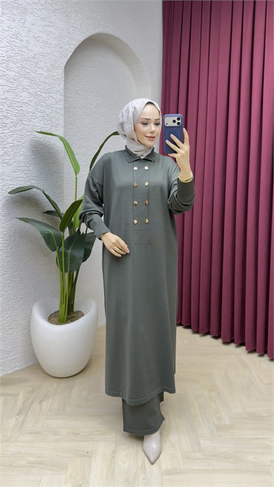 Dilara Merserize Takım 7041 Yeşil