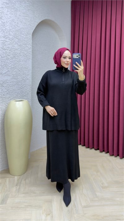 Esra Etekli Takım 1001 Siyah