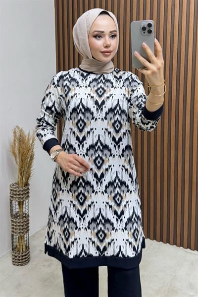 Etnik Desen Bürümcük Takım 4000 Vizon