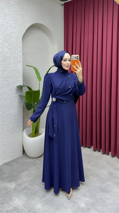 Feyza Elbise 6428 Lacivert