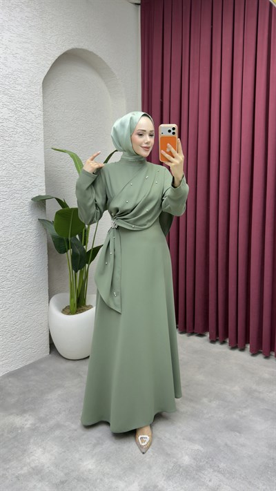 Feyza Elbise 6428 Mint