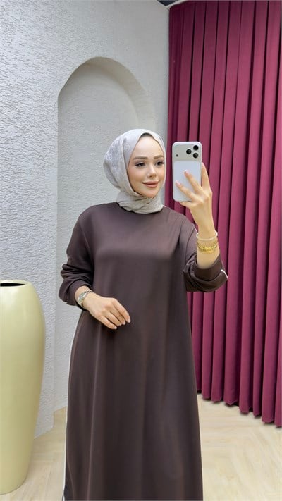 Merve Pantolonlu Takım 2723 Kahverengi