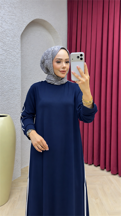Merve Pantolonlu Takım 2723 Lacivert