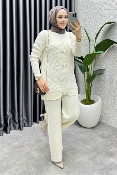 Nihal Simli Triko Takım 1321 Taş