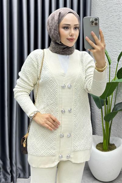 Nihal Simli Triko Takım 1321 Taş