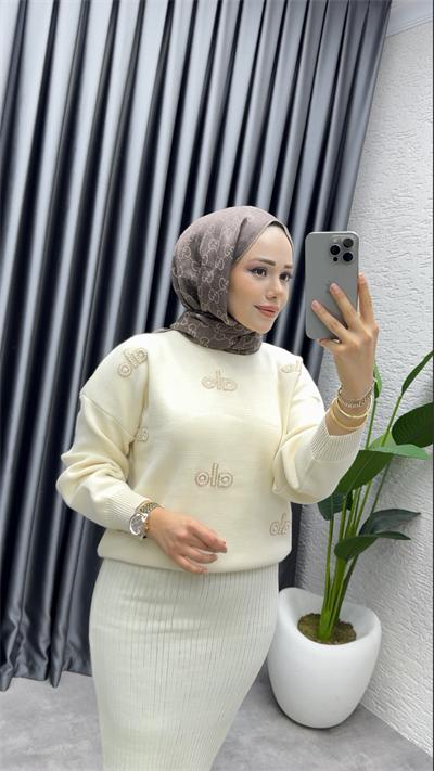 Rana Bolero Triko Takım 1021 Taş