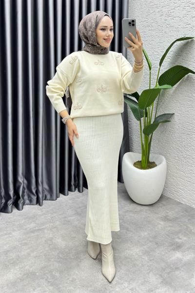 Rana Bolero Triko Takım 1021 Taş