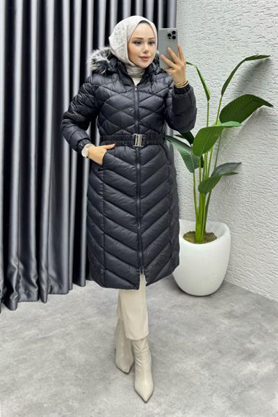 Royal Kapitone Şişme Mont 4033 Siyah
