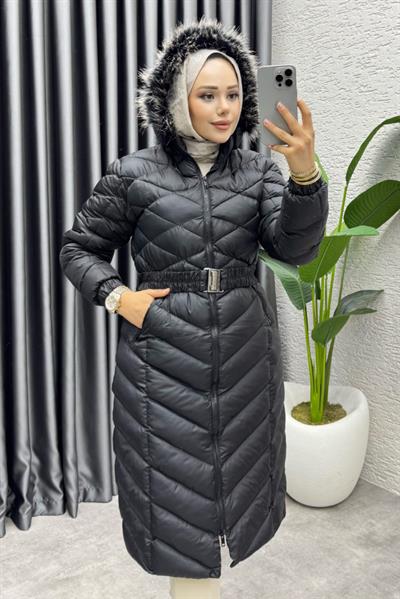 Royal Kapitone Şişme Mont 4033 Siyah