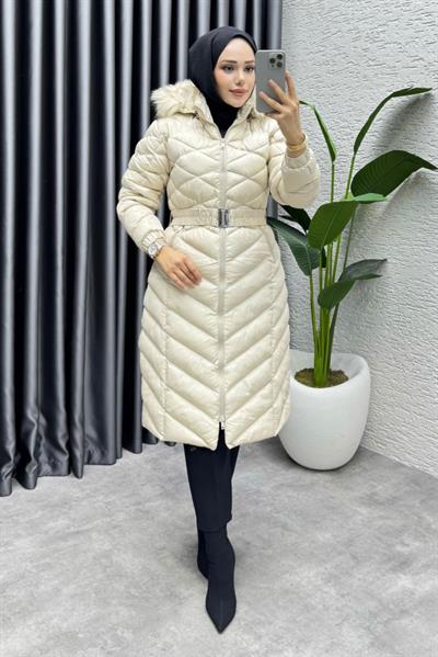 Royal Kapitone Şişme Mont 4033 Taş