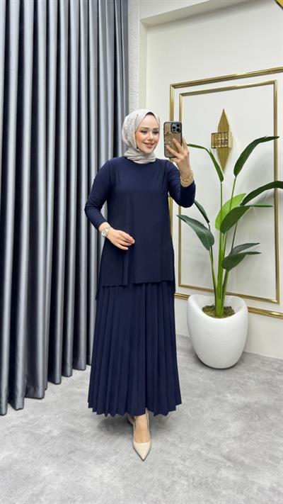 Sandy Etekli Takım 4125 Lacivert