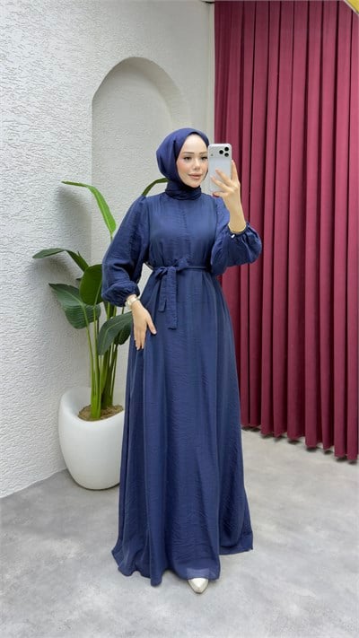 Selin Elbise 1025 Lacivert