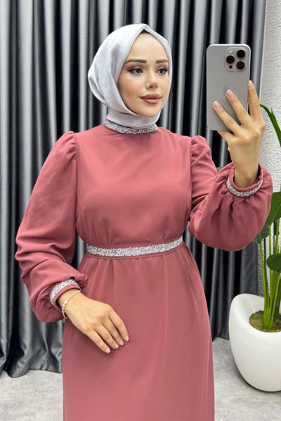 Seren Şifon Abiye 1005 Gülkurusu