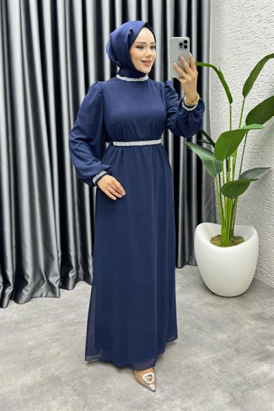 Seren Şifon Abiye 1005 Lacivert