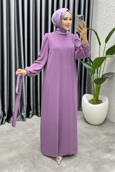 Seren Şifon Abiye 1005 Lila