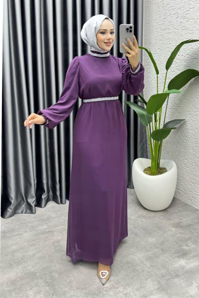 Seren Şifon Abiye 1005 Mor