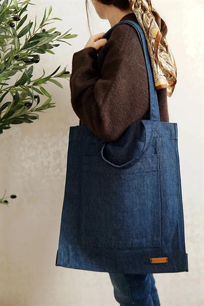 JEAN TOTE ÇANTA