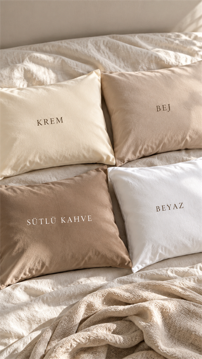 PAMUK BASIC YASTIK KILIFI