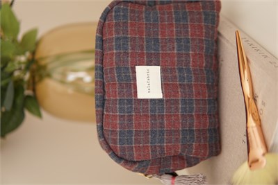 TARTAN (EKOSE) MAKYAJ ÇANTASI & CLUTCH