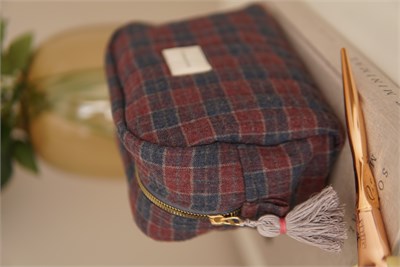 TARTAN (EKOSE) MAKYAJ ÇANTASI & CLUTCH