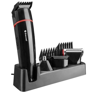 -Silver Crest SC-200U Siyah 7si bir Arada Bakım Seti Süper Hızlı Şarjlı Saç&Sakal Tıraş Makinası