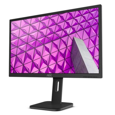 23.8 AOC 24P1 IPS 5MS 60MHZ 1XVGA 1XHDMI 1XDP 1XDVI FHD 1920X1080 USB3.0 HOPARLÖR ÇERÇEVESİZ DÜŞÜK MAVİ IŞIK VESA SİYAH