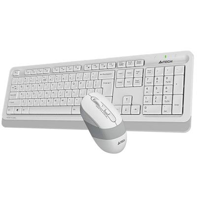 A4 TECH FG1010 BEYAZ Q MM 2.4G KABLOSUZ KLAVYE MOUSE SET