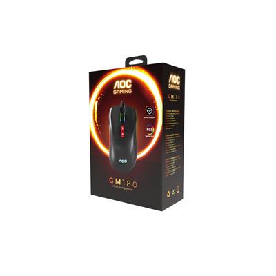AOC GM180B-LA Kablolu RGB Gaming Mouse
