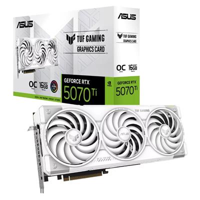 ASUS GEFORCE TUF-RTX5070TI-O16G-WHITE-GAMING 16GB GDDR7 256BIT 2XHDMI 3XDP EKRAN KARTI