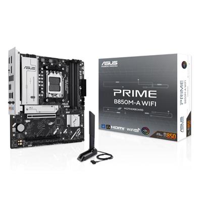 ASUS PRIME B850M-A WIFI DDR5 8000MT/S 1XHDMI 2XDP 3XM.2 USB3.2 MATX AM5 (AMD AM5 9000/8000/7000 SERİLERİ İLE UYUMLU)