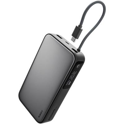 AUKEY PB-Y48-GY 100W 20000 MAH PD DAHİLİ TYPE-C KABLOLU POWERBANK