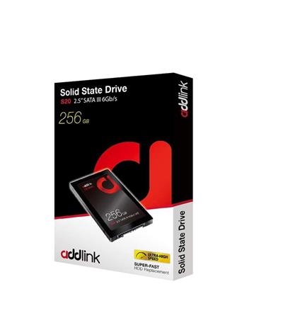 Addlink 256GB AD256GBS20S3S 510-400 MB-s 2.5” SATA III 6Gb-s SSD Disk