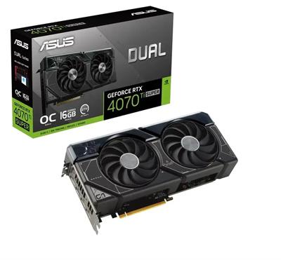 Asus Dual GeForce RTX4070Ti SUPER OC 16GB DUAL-RTX4070TIS-O16G GDDR6X 256BIT Gaming Ekran Kartı