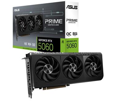 Asus Prime GeForce RTX 5060 OC PRIME-RTX5060-O8G 8GB GDDR7 128 Bit DLSS 4 Ekran Kartı