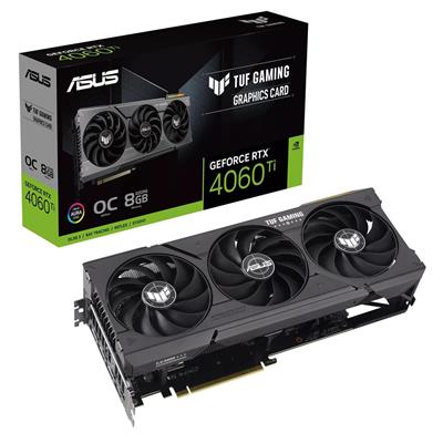 Asus TUF Gaming GeForce RTX4060TI OC TUF-RTX4060TI-O8G-GAMING 8GB GDDR6 128Bit DX12 Ekran Kartı